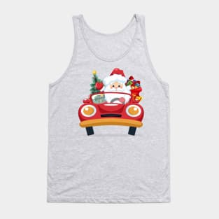 Santa The Driver Tank Top
